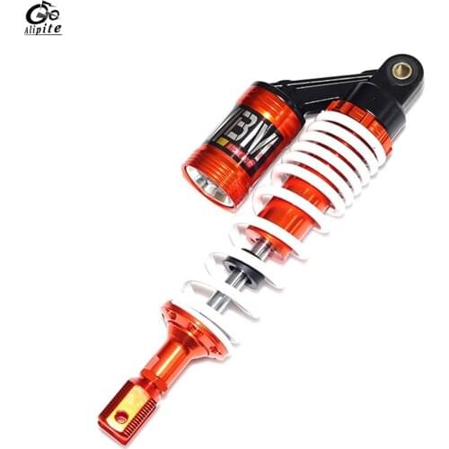 Universal 320mm 12.6'' Motorcycle Adjustable Rear Shock Absorbers MBM CNC Electric Motorcycle Rebound Damping Shock Absorbers