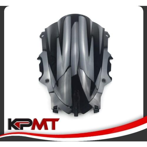 For YAMAHA YZF R25 R3 A 2019 2020 Double Bubble Windscreen Wind Deflectors R25 R3 Motorcycle Black Windshield