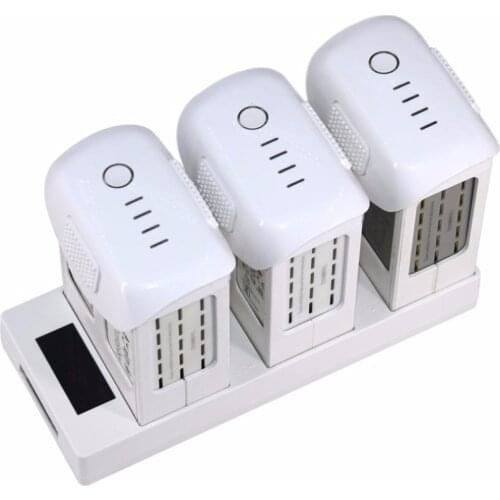 3 In 1 Charging Hub Parallel Battery Smart Charger for DJI Phantom 4 PRO V2.0 Advanced Drone Flight Battery Charging Station