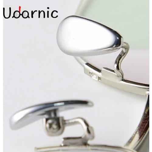 1 Pair Ceramic Nose Pads Screw On for Glasses Spectacle Sunglasses Silver Gold 030-900