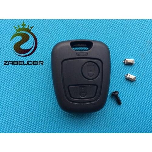 1Pcs Of New Replacements Key Shell Fob Cover For Citroen C2 C3 C5 Xsara 2 Buttons Head Only No NE73 Blade Car Accessories Parts