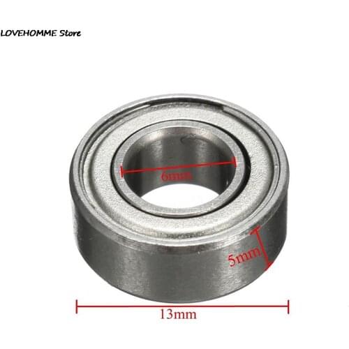 10pcs 686ZZ Metal Shielded Ball Bearing Miniature Bearing Deep Groove 6*13*5mm