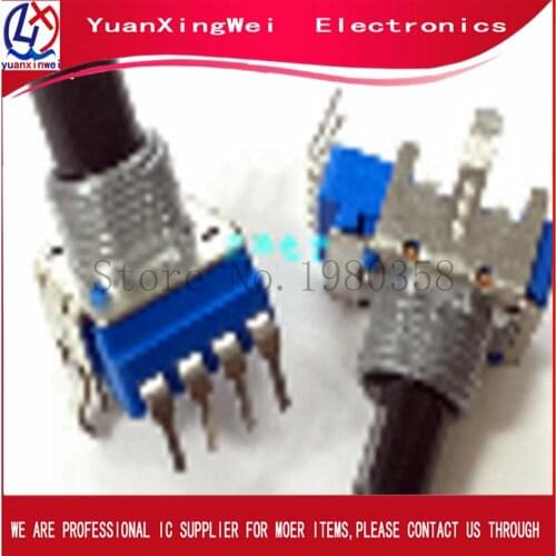 10pcs/lot RK11K type 4 pin single axial potentiometer B10K long 13MM amplifier B103 four volume potentiometer
