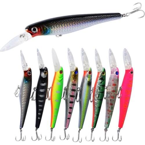 15cm 18.7g Fishing Lure Minnow Thickened Sea Fishing Floating Simulation Hard Bait 3D Fisheye ABS Plastic Fishing Lure 5 Colors