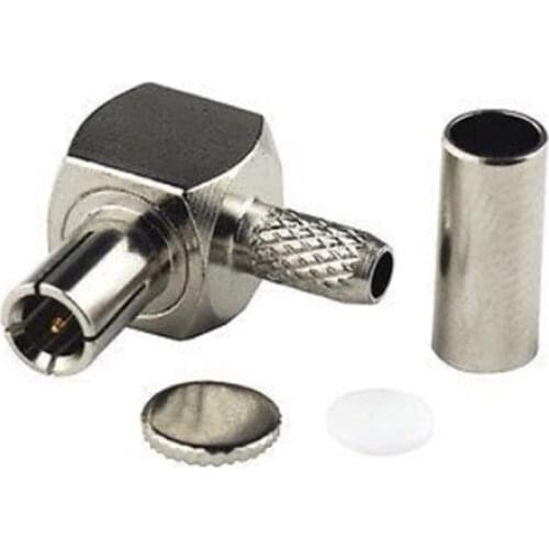 3pcs TS9 Male Plug Connector Crimp For RG316 RG174 LMR100 Cable RF Adapter