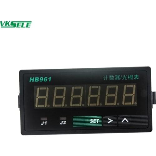 HB961 6 digit led counter grating encoder display pulse counter meter