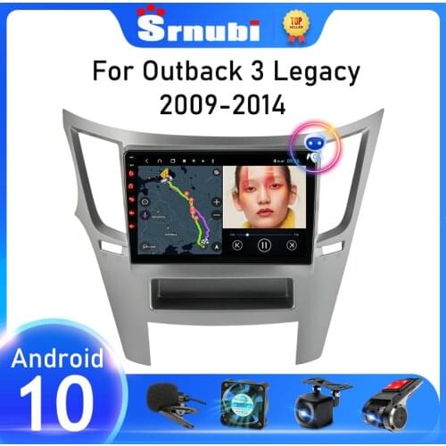 T10 Android 10 Car Radio For Subaru Outback 4 Legacy 5 2009 - 2014 Multimedia Video Player 2 din Navigation GPS Carplay WIFI DVD