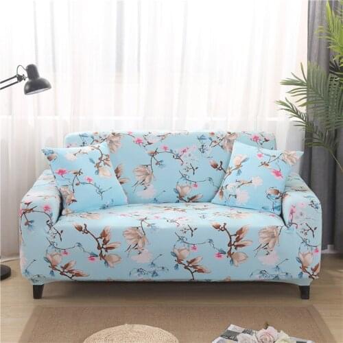 Floral print Sofa Cover sofa towel sofa cover elastic Needs Order Sofa Cover If L-style sectional covers