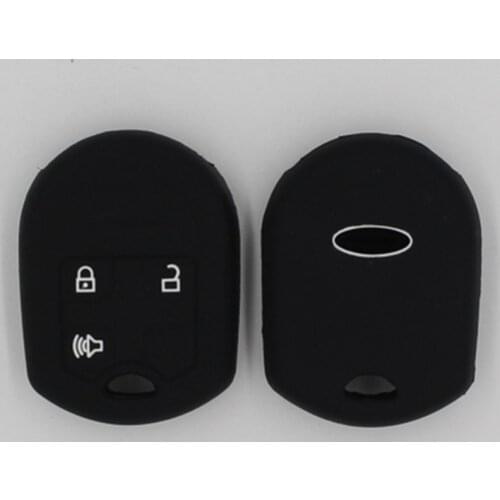 KAPU Keyless Remote Interior Accessory Key Cover For Ford 2018 EcoSport Titanium Silicon Skin Case Protector