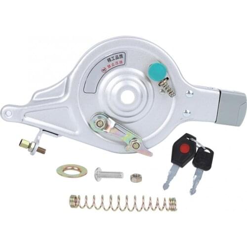 Electric Bike Rear Drum Brake High Carbon Steel Safe Eco-Friendly E-Bike Rear Wheel Rise Brake with Lock E-Bike Rise Brake