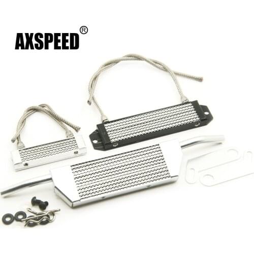 AXSPEED Aluminum Alloy Intercooler for 3Racing Sakura D4 AWD RWD 1/10 RC Drift Racing Car Model Upgrade Parts Accessories