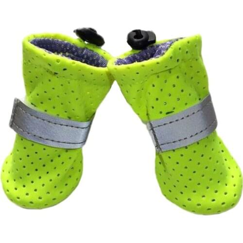 Summer Pet Dog Shoes Waterproof For Small Dogs Boots Non-slip Reflective Puppy Soft Socks For Chihuahua York Teddy Products