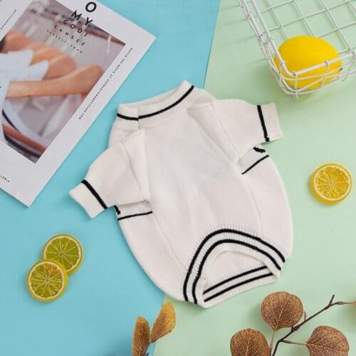 New Style Dog Sweater Luxury Dog Clothes French Bulldog Schnauzer Corgi Chihuahua Pet Clothes Accessories Dropshipping ZY3039