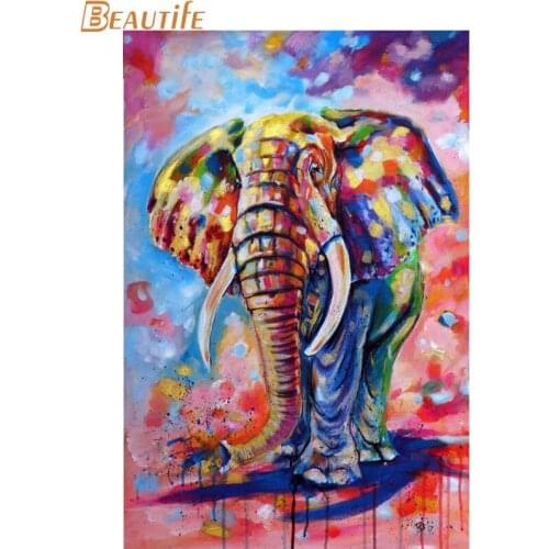 Custom Elephant Poster Cloth Silk Poster Home Decoration Wall Art Fabric Poster Print 30X45cm,40X60cm.50X75cm,60X90cm