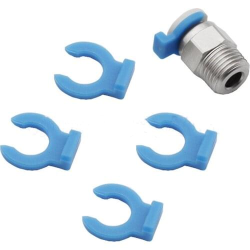 10 PCS 3D printer DIY accessories pc4-01 pneumatic connector 4mm Teflon tube fixed quick connector parts hot end parts