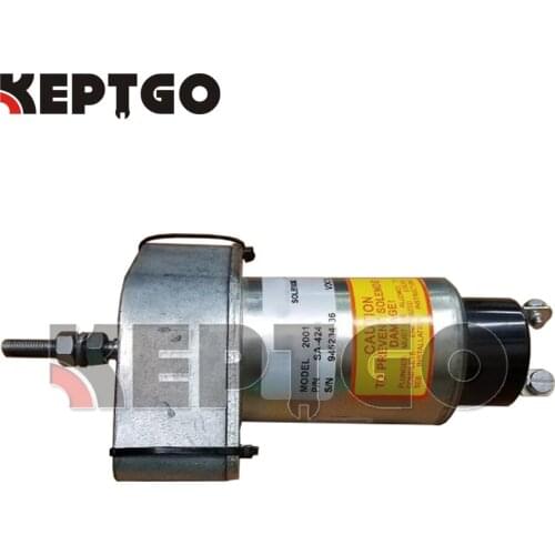 SA-4241 For WOODWARD Stop Solenoid 12 VOLT 2001-12S2U1 2 Terminals