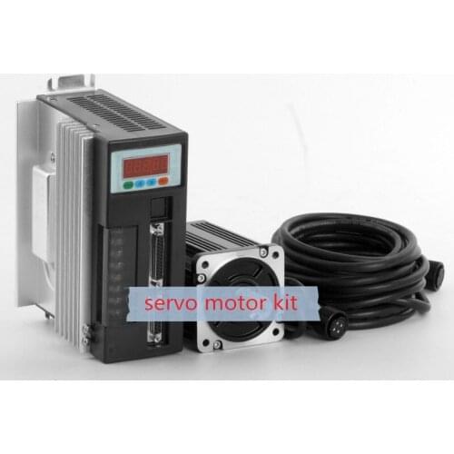 Servo 750w servo motor ac kit 2.4N.M 3000RPM 3 phase electric motor 90ST-M02430+ Matched Servo Driver
