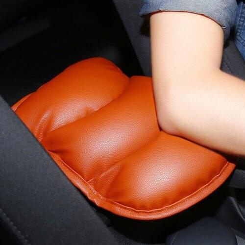 Universal Car Armrest Cushion Pad Auto Car Center Armrest Console Box Leather Soft Cushion Pad Cover Protection