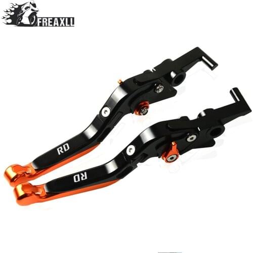 High Quality Motorcycle Motorbike Accessories Handlebar Grips Adjustable Extenddable Folding Brake Clutch Levers For YAMAHA RD