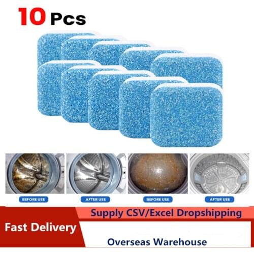 1/5/10 pcs Useful Washing Machine Cleaner Descaler Deep Cleaning Remover Deodorant Durable Multifunctional Laundry Supplies