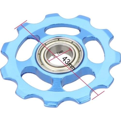 11 Tooth Guide Wheel Flywheel Bicycle Rear Derailleur CNC Dial Sprocket Rear Pulley Guide Roller