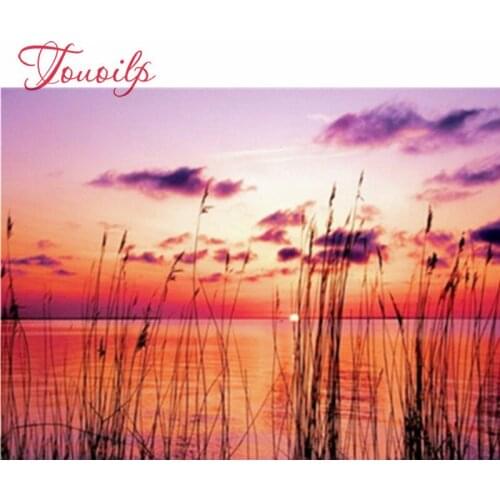 Diamant Peinture Coucher de Soleil Décoration Kits Diamant Broderie Mosaïque Décor Art Mural Fait Main Cadeau