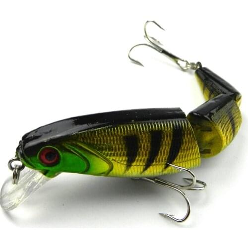 Big Sale 8pcs/lot Jointed Fish Lure Crankbait Hard Swimbait Fishing Tackle Slow Floating Minnow Artificial Wobblers 10.5cm 14g