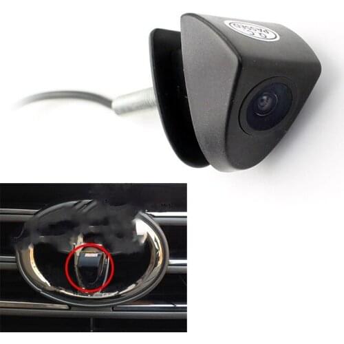 CCD Car Front Logo Camera for Toyota Prado Highlander Land Camry Front View Reversing Backup Camera Parking Assistance