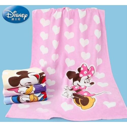Disney Mickey Minnie 100% cotton bath towel Girls Kids Teens Bath / Beach Towel Children Swimming Towel Baby siesta blanket gift