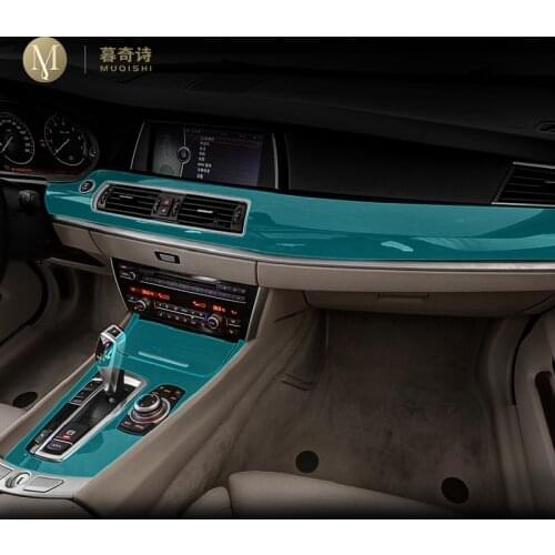 For BMW F07 F10 F11 Series 5 5GT 2011-2017 Car Interior Center console Transparent TPU Protective film Anti-scratch Repair film