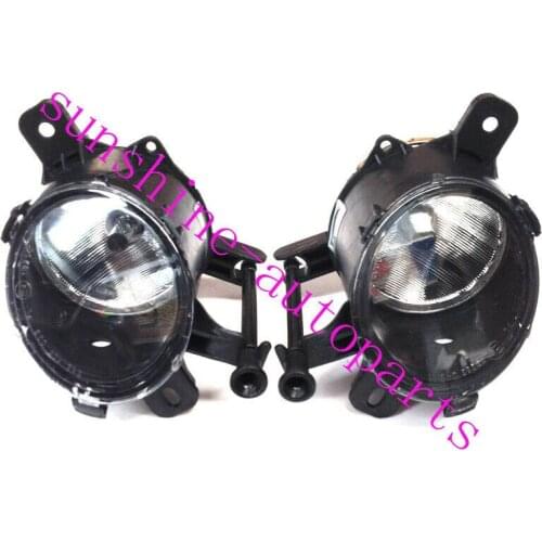 For Cadillac SRX 2010-2015 Car Front FOG LAMP LIGHT COVER Housing with BULB 2Pcs