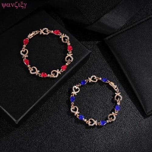 Fashion Bracelet Jewelry Love Heart Female Bracelet Contracted Temperament Noble Bracelet Suit A Woman To Wear Bracelet Jewelry