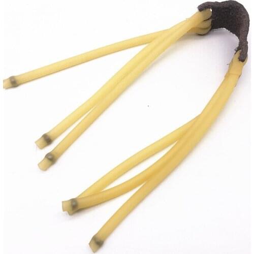 3 Cards 6 Shares Card Beads Rubber Band Set Outdoor Tools Strip Elastic Rubber Band Hunter Slingshot Catapult Hunting Rubber