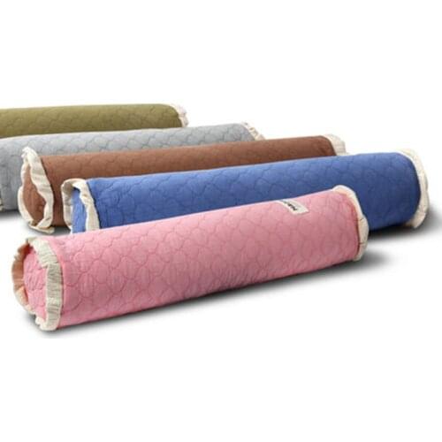 Single buckwheat pillow breathable protective cervical vertebra with pillowcase full buckwheat leather cylindrical hard pillow