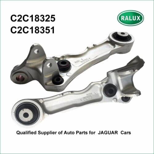 Control arm For Jaguar S TYPE 03-07 X350 03- XF 08- XK 06- Front lower RIGHT&LEFT C2C18325+C2C18351 high quality part