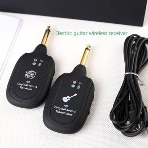 Guitar Wireless Transmission System Electric Guitar Wireless Pickup Wireless Transceiver A8 Guitar Transmitter
