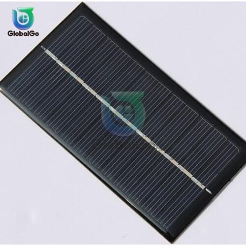 110*60MM 6V 160MA 1W Solar Panel Solar Car Charger Controller Solar Cells for Outdoor Camping Hiking