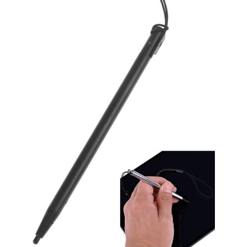 1pc touch screen metal touch phone pen tablet stylu with spring string computer