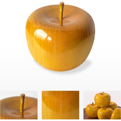 High Quality Silkwood Apple Solid Wood Decorative Apple Gifts Living Room Bedroom Decoration Crafts Home Decor
