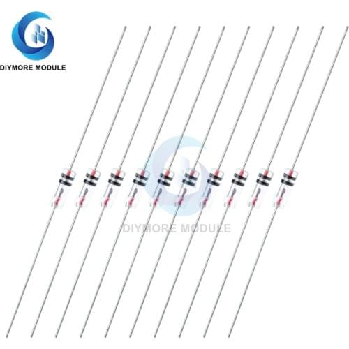 10 PCS Germanium Diode 1N34A DO-7 1N34 for TV FM AM Radio Detection