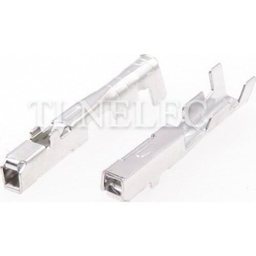 20pcs 0.6 Series Automotive Splices Wire Terminal Crimp Pin For Auto Car Electrical Cables Harness Connector DJ626B-F1.2X0.6A