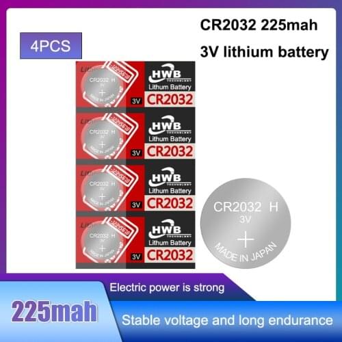 4pcs For maxell CR2032 Lithium Button Batteries DL2032 ECR2032 BR2032 Coin Cell Battery 3V CR 2032