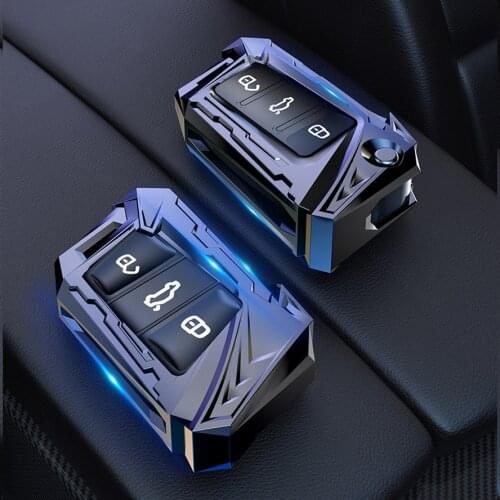 Car Key Case Cover Shell For Skoda Octavia Fabia VISION GT Superb KODIAQ GT KAMIQ GT KAMIQ Car Key Shell Key Chain Accessories