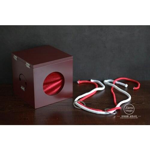 Dean Box (Dean Dill),Linking RopeS and Ring Box,Stage,Gimmick,Illusion,Mentalism,High Quality Wholesale,Magic Tricks
