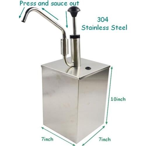 Sauce Dispenser Pump(Single) Commercial one-section Condiment Dispenser good tool for cooking High Quality