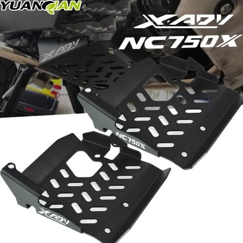 For Honda XADV X-ADV Motorcycle Accessories Aluminum Alloy Skid Plate Bash Frame Guard Parts NC750X NC 750 X 2017 2018 2019 2020