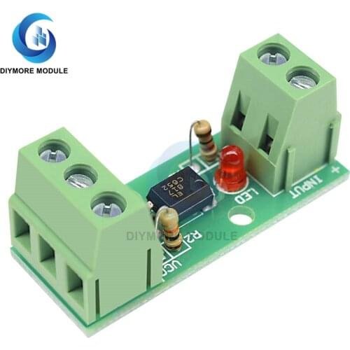 DC 12V 1 Channel Optocoupler Isolation Module PC817 EL817 PLC Processors Isolated for Drive Motor Inverter
