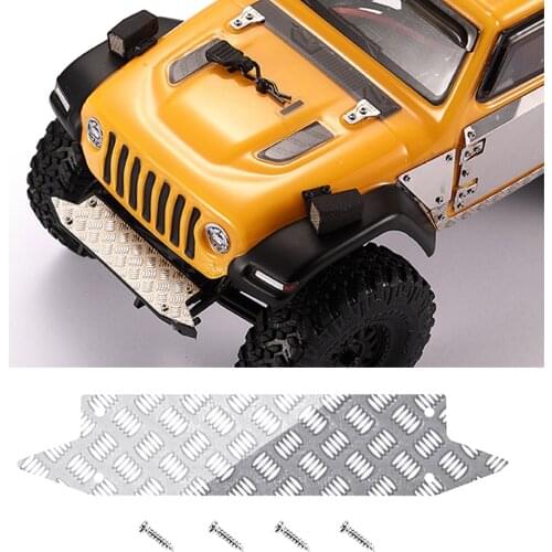 Metal Skid Plate for SCX24 1:24 Scale RC Car Hobby Replacement Accessory