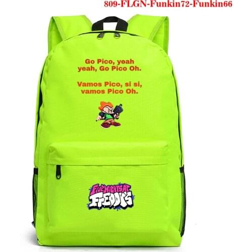 Men High Quality Backpacks Friday Night Funkin Print Backpack Shoulder Bag Sac A Dos Travel Bagpack Mochilas School Bag for Boys
