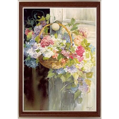 Golden Panno,Needlework,Embroidery,DIY Floral Painting,Cross stitch,kits,14ct Floral flowers Cross-stitch,Sets For Embroidery